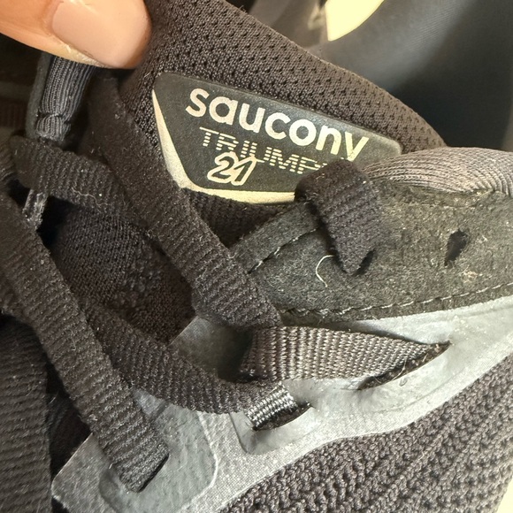 Saucony Triumph Form Fit Black Mesh Running Sneakers Men’s 12 - Picture 10 of 14